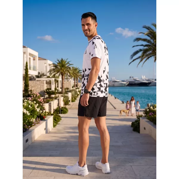  Männer funktionaler T -Shirt Premium ALTISPORT VOJ/ALM108TR01 WEIß 