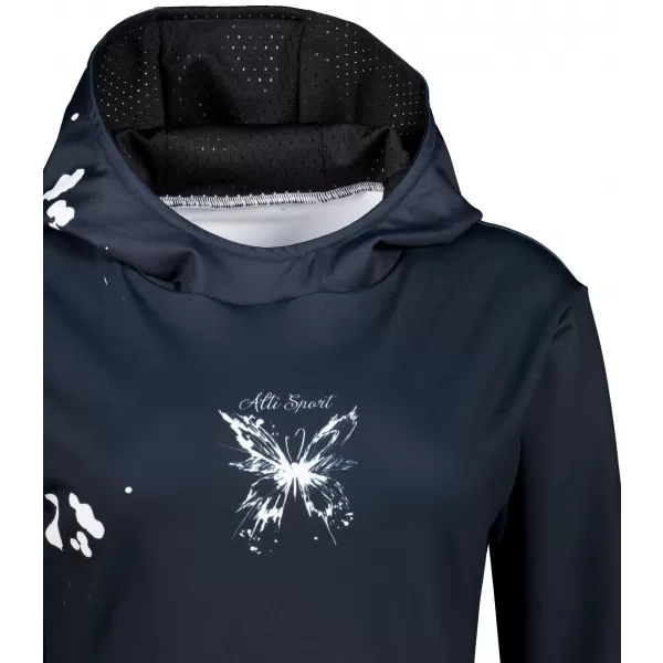  Funktionaler Sweatshirt -Prämie von Frauen ALTISPORT VOJ/ALW077MI01 SCHWARZ 
