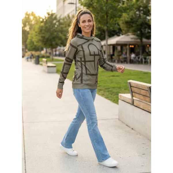  Hochwertiges Funktions-Sweatshirt für Damen ALTISPORT VOJ/ALW085MI01 DUNKELBRAUN 