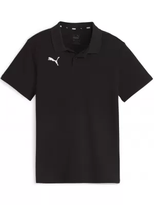 Herren t -Shirt mit einem Kragen PUMA TEAMGOAL CASUALS POLO JR 658606_03 PUMA BLACK/PUMA WEIß