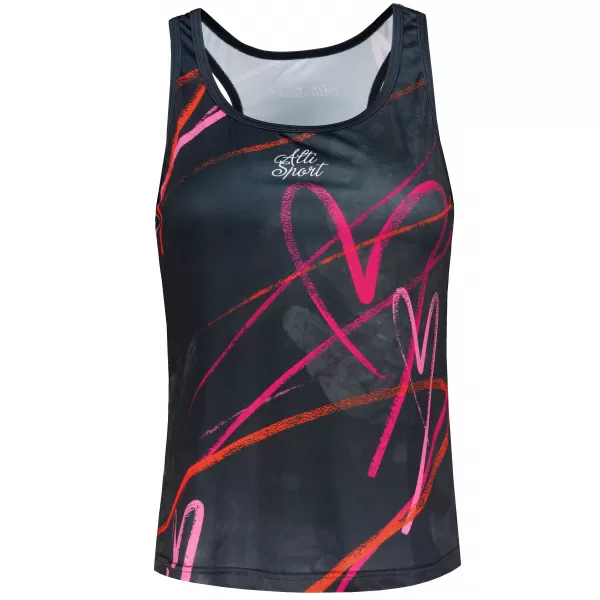  Hochwertiges Funktions-Tanktop für Damen ALTISPORT VOJ/ALW082TIL01 SCHWARZ 