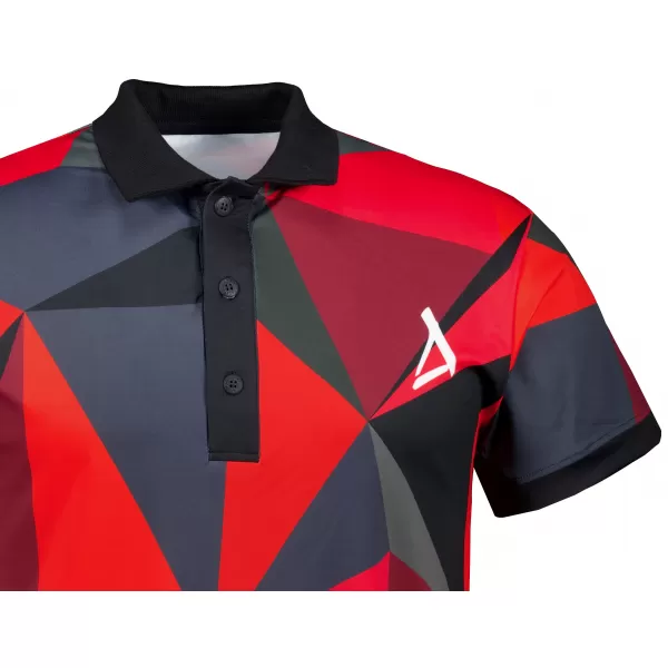  Herrenfunktional T -Shirt mit Premium -Kragen ALTISPORT VOJ/ALM007TR05 ROT 
