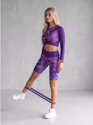 Frauen -Leggings über den Knien Premium ALTISPORT VOJ/ALW110LEG02 LILA