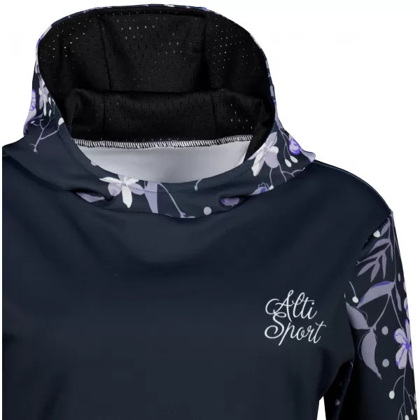  Funktionaler Sweatshirt -Prämie von Frauen ALTISPORT VOJ/ALW063MI01 SCHWARZ 