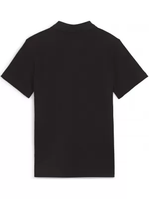 Herren t -Shirt mit einem Kragen PUMA TEAMGOAL CASUALS POLO JR 658606_03 PUMA BLACK/PUMA WEIß