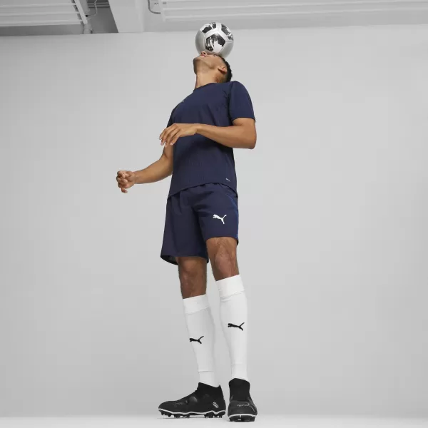  Herren -funktionales Hemd PUMA TEAMFINAL TRAINING JERSEY 658557_06 PUMA NAVY/PUMA SILBER 