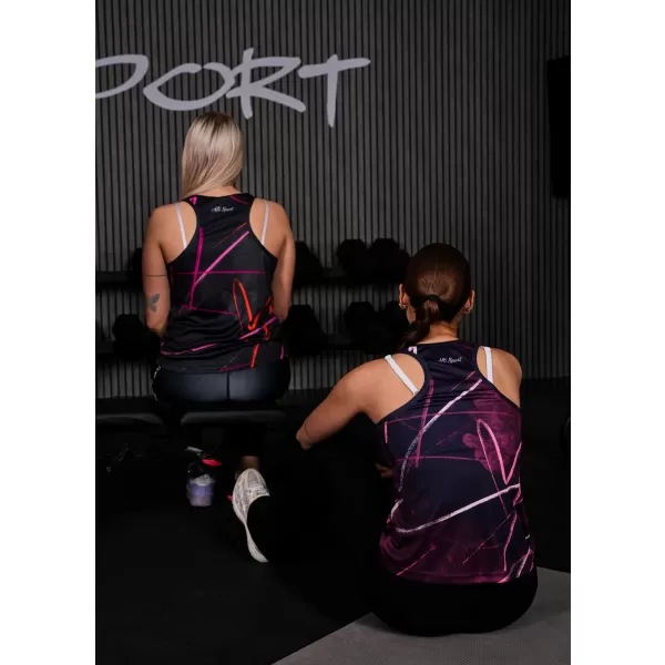  Hochwertiges Funktions-Tanktop für Damen ALTISPORT VOJ/ALW082TIL01 SCHWARZ 