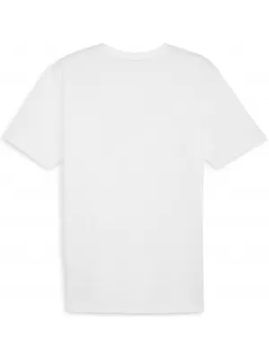 Herren-T-Shirt PUMA TEAMRISE LOGO JERSEY COTTON 658705_04 PUMA WHITE/PUMA BLACK