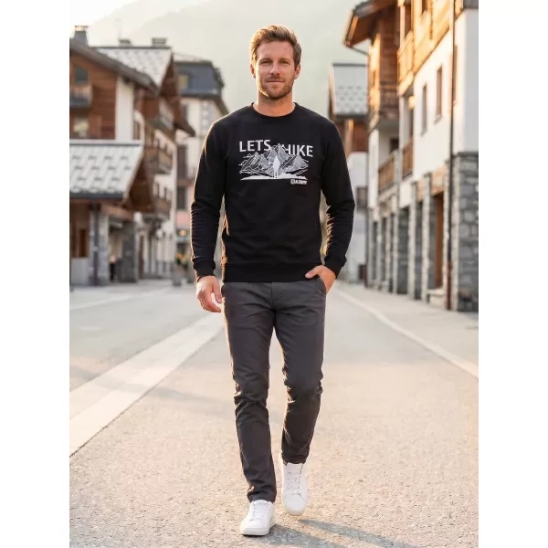  Herren -Sweatshirt ALTISPORT ALM190406 SCHWARZ 