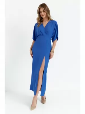 Kleid MAKOVER K163 BLAU