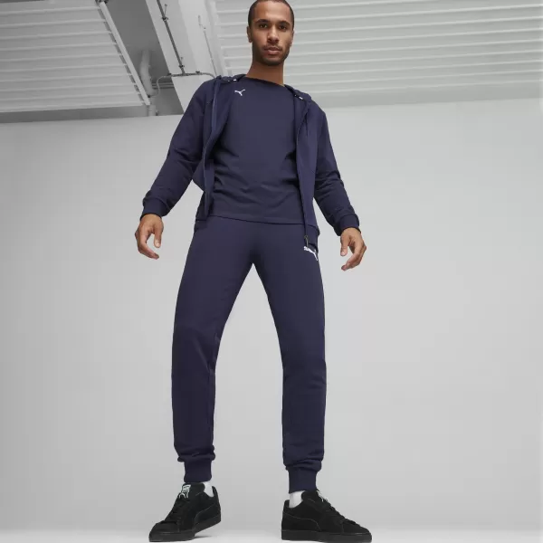  Herren -Sweatshirt PUMA TEAMGOAL CASUALS HOODED JACK 658595_06 PUMA NAVY/PUMA WHITE 