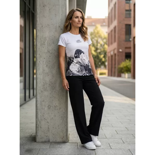  Frauenfunktional T -Shirt Premium ALTISPORT VOJ/ALW090TR01 WEIß 