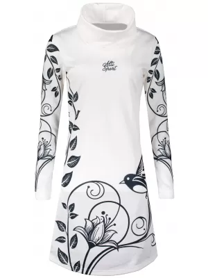 Damen erweitertes Premium -Sweatshirt ALTISPORT VOJ/ALW0106MI06 WEIß
