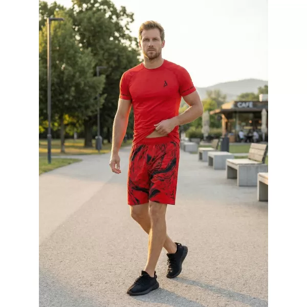  Die funktionalen Shorts von Männern Premium ALTISPORT VOJ/ALM071KRA01 ROT 