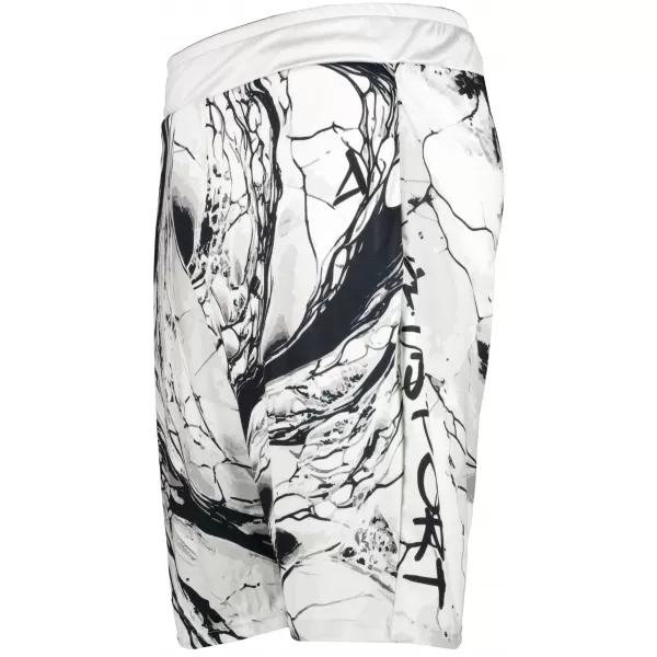  Die funktionalen Shorts von Männern Premium ALTISPORT VOJ/ALM071KRA01 WEIß -UND -SCHWARZ 