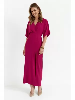 Kleid MAKOVER K163 PFLAUME
