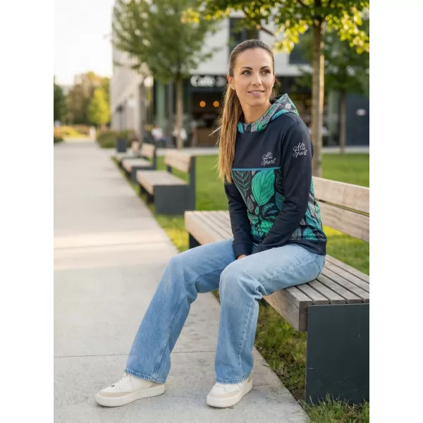  Funktionaler Sweatshirt -Prämie von Frauen ALTISPORT VOJ/ALW061MI01 BLAU 