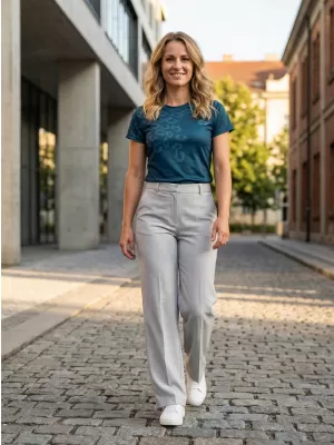 Frauenfunktional T -Shirt Premium ALTISPORT VOJ/ALW047TR01 BLAU