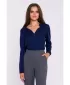 Damenbluse STYLOVE S375 MARINEBLAU
