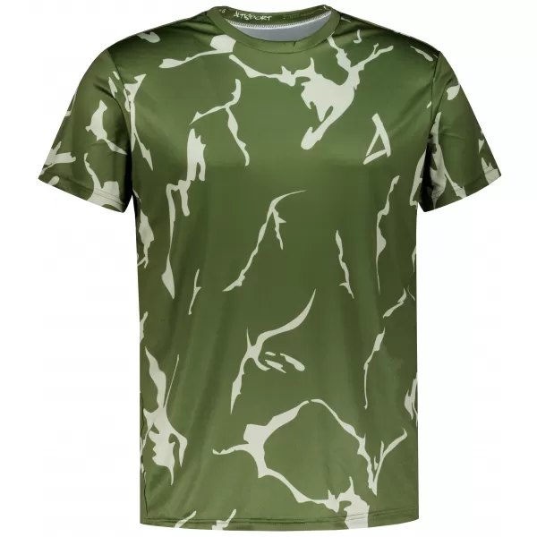  Männer funktionaler T -Shirt Premium ALTISPORT VOJ/ALM052TR01 KHAKI 