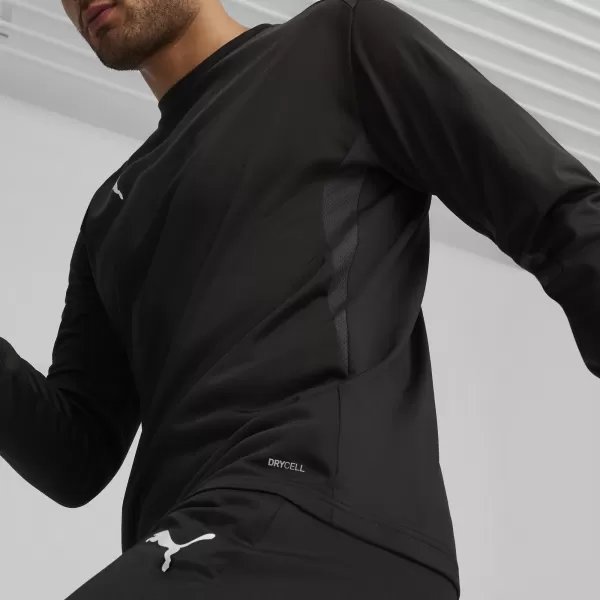  Herren -Sweatshirt PUMA TEAMGOAL TRAINING SWEAT 658649_03 PUMA SCHWARZ/WEIß/DUNKELGRAU 