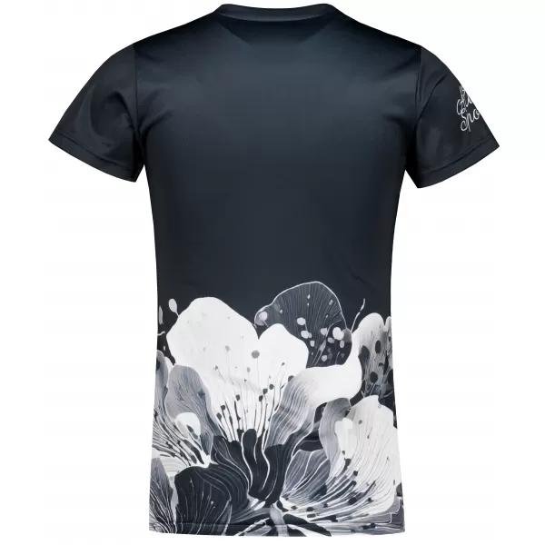  Frauenfunktional T -Shirt Premium ALTISPORT VOJ/ALW090TR01 SCHWARZ 