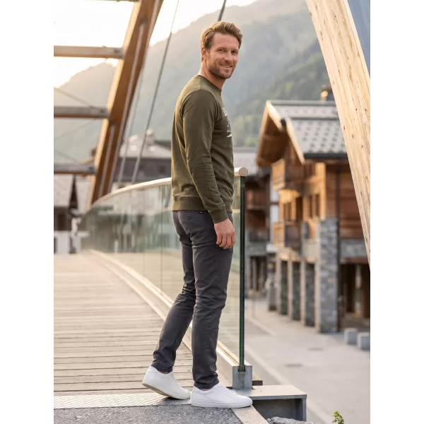  Herren -Sweatshirt ALTISPORT ALM190406 MILITÄR 