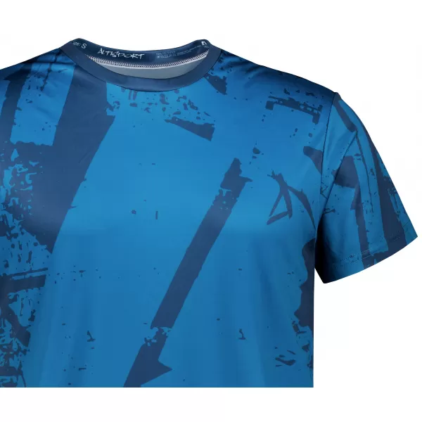  Männer funktionaler T -Shirt Premium ALTISPORT VOJ/ALM079TR01 BLAU 