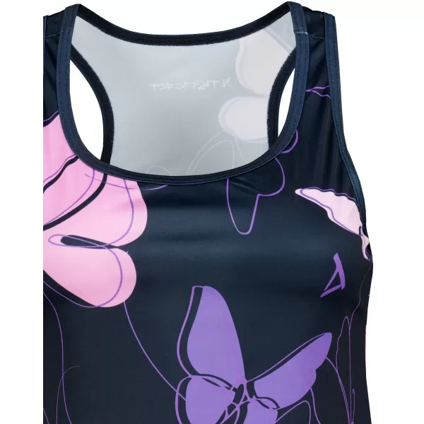  Funktionaler Tanktoper der Frauen auf Prämie ALTISPORT VOJ/ALW086TIL01 DUNKELBLAU/LILA 