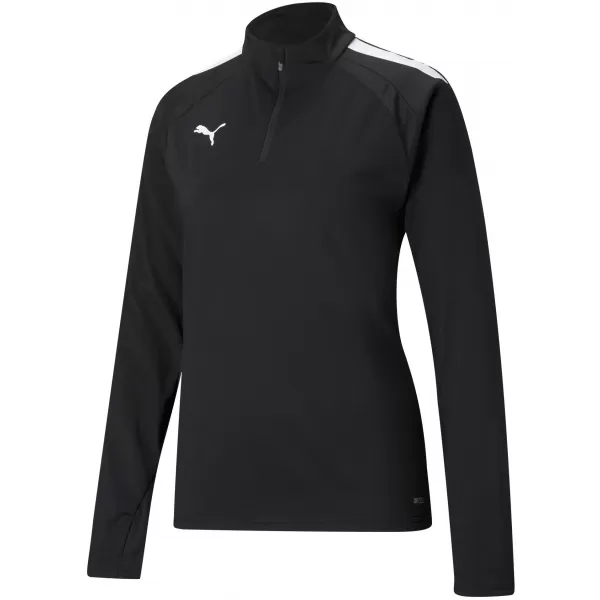  Damenjacke PUMA TEAMLIGA 1/4 ZIP TOP W 657253_03 PUMA BLACK/PUMA WEIß 