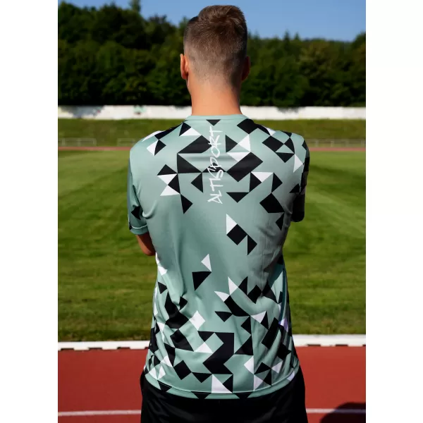  Männer funktionaler T -Shirt Premium ALTISPORT VOJ/ALM108TR01 MILITÄR 