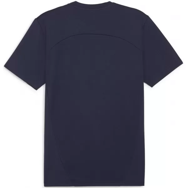  Herren -funktionales Hemd PUMA TEAMFINAL TRAINING JERSEY 658557_06 PUMA NAVY/PUMA SILBER 