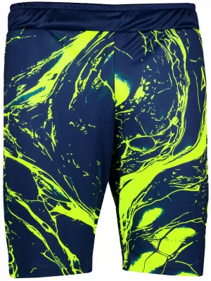 Die funktionalen Shorts von Männern Premium ALTISPORT VOJ/ALM071KRA01 MARINE/GELB