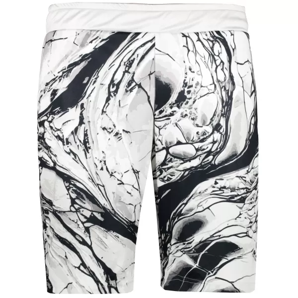  Die funktionalen Shorts von Männern Premium ALTISPORT VOJ/ALM071KRA01 WEIß -UND -SCHWARZ 