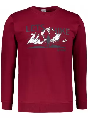 Herren -Sweatshirt ALTISPORT ALM190406 GRANAT