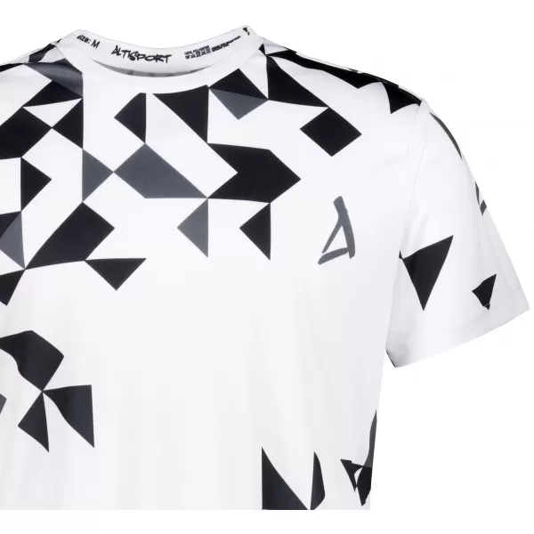  Männer funktionaler T -Shirt Premium ALTISPORT VOJ/ALM108TR01 WEIß 