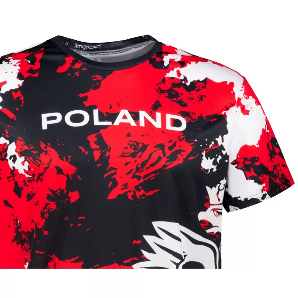  Männer funktionaler T -Shirt Premium ALTISPORT VOJ/ALM036PL/TR01 FLECKEN 