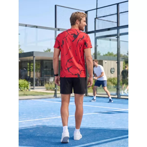 Männer funktionaler T -Shirt Premium ALTISPORT VOJ/ALM052TR01 ROT 