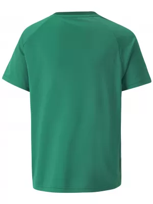 Kinder T-Shirt PUMA TEAMVISION JERSEY JR 704928_05 PFEFFERGREEN/POWERGREEN/WEIß