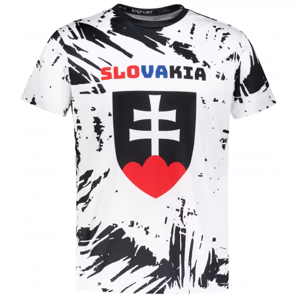  Männer funktionaler T -Shirt Premium ALTISPORT VOJ/ALM036SL/TR01 ABSTRAKTION 