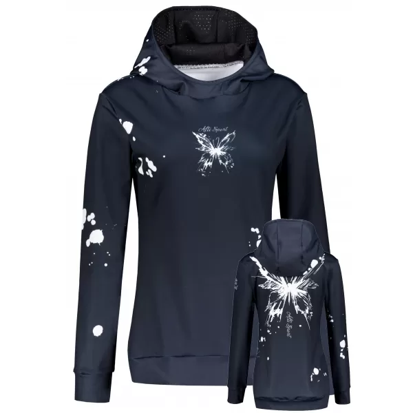  Funktionaler Sweatshirt -Prämie von Frauen ALTISPORT VOJ/ALW077MI01 SCHWARZ 