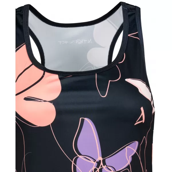  Funktionaler Tanktoper der Frauen auf Prämie ALTISPORT VOJ/ALW086TIL01 SCHWARZ/LILA 