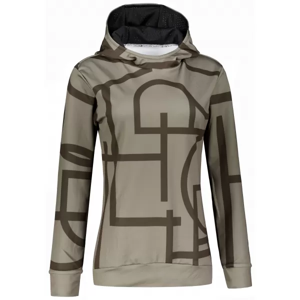  Hochwertiges Funktions-Sweatshirt für Damen ALTISPORT VOJ/ALW085MI01 DUNKELBRAUN 