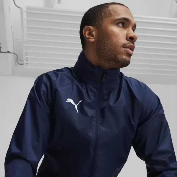  Jacke PUMA TEAMGOAL ALL WEATHER JACKET 659038_06 PUMA NAVY/PUMA WHITE 