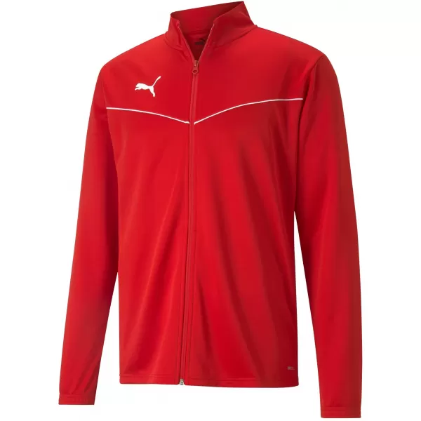 Jacke PUMA TEAMRISE TRG POLY JACKET 657392_01 PUMA ROT/PUMA WEIß 