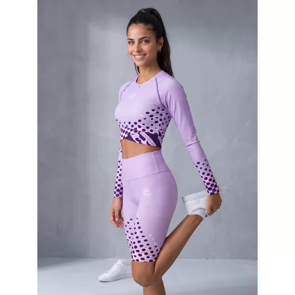  Frauen -Leggings über den Knien Premium ALTISPORT VOJ/ALW109LEG02 LILA 