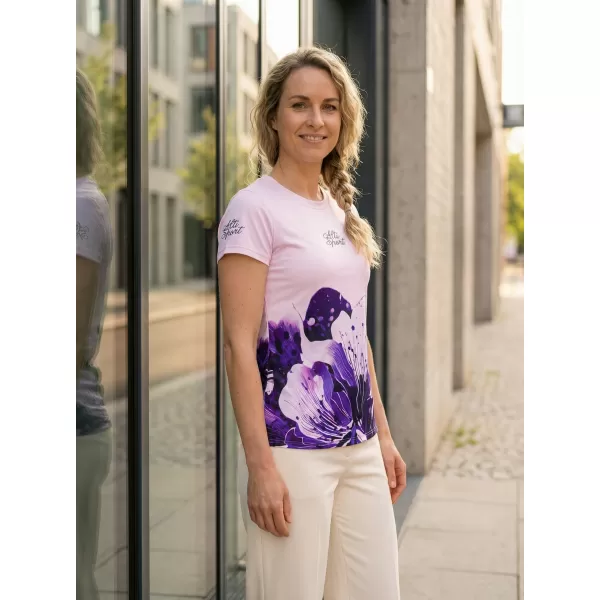  Frauenfunktional T -Shirt Premium ALTISPORT VOJ/ALW090TR01 LILA 