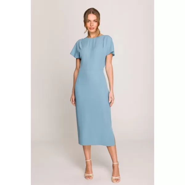  Kleid STYLOVE S398 HIMMELBLAU 