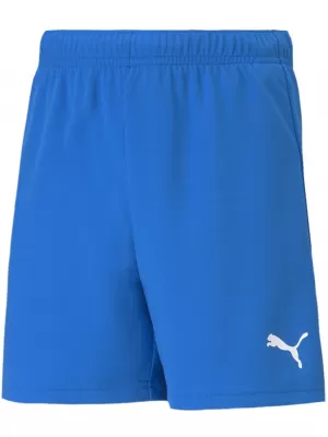 Shorts PUMA TEAMRISE SHORT JR 704943_02 ELEKTRISCHE BLAUE LIMONADE/WEIß
