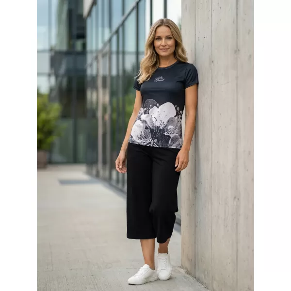  Frauenfunktional T -Shirt Premium ALTISPORT VOJ/ALW090TR01 SCHWARZ 